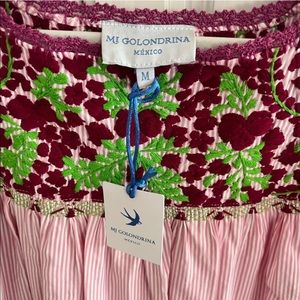 Mi Golondrina Flores Blouse